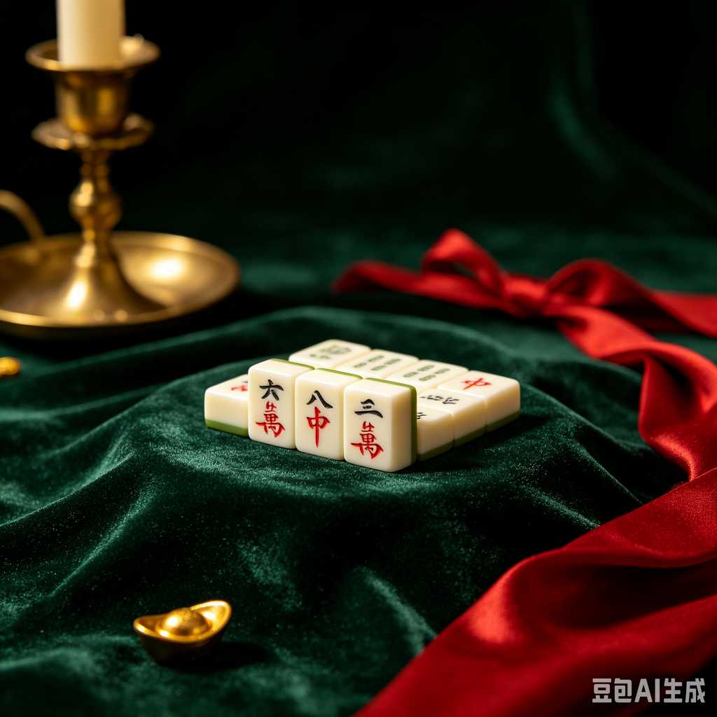 floral design mahjong set