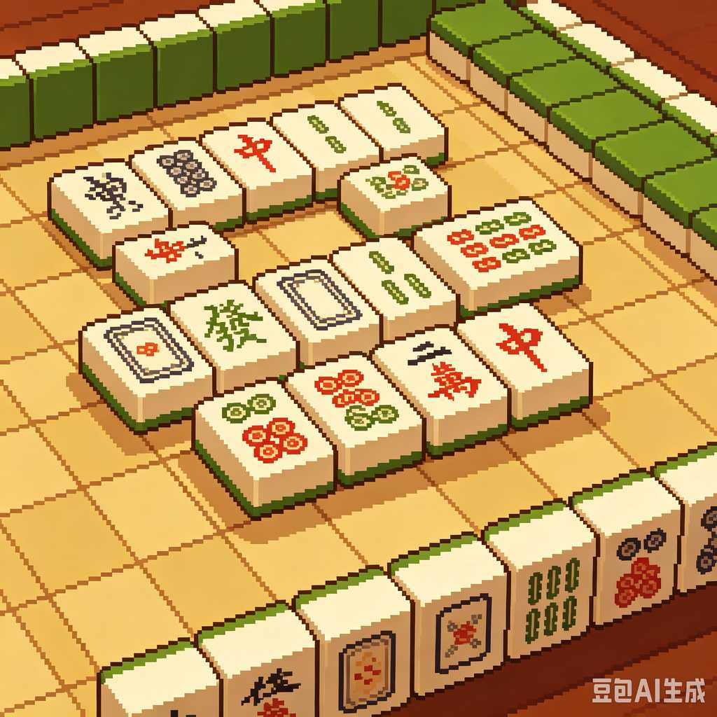 super portable mahjong game set