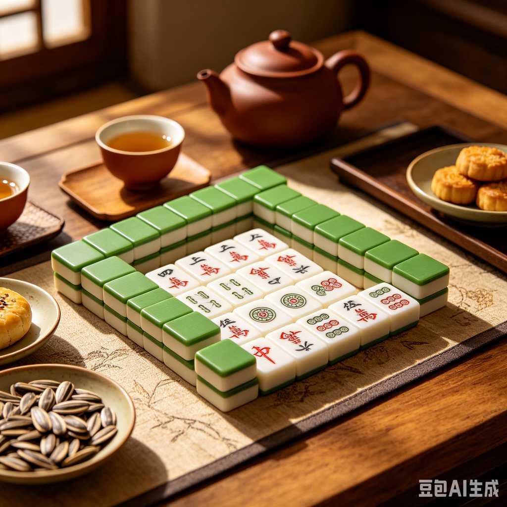 dual color mahjong tiles